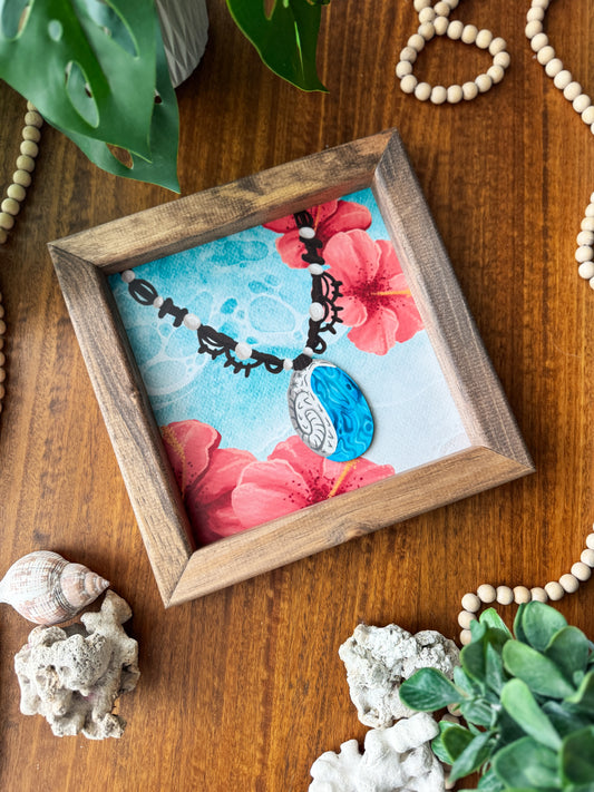 The Heart Necklace Princess Sign