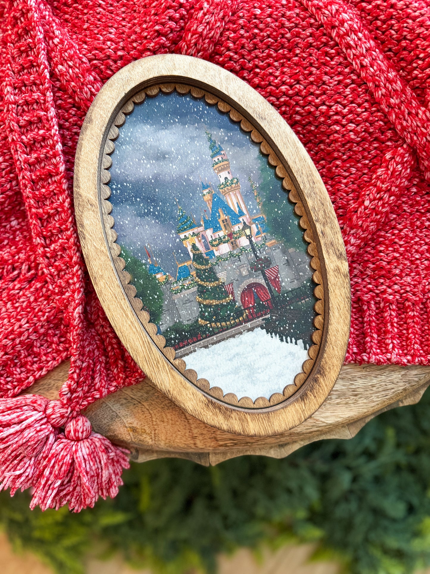 DLR Christmas Castle - Oval Sign