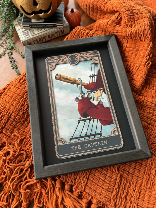 The Captain - Tarot Card Framed Sign