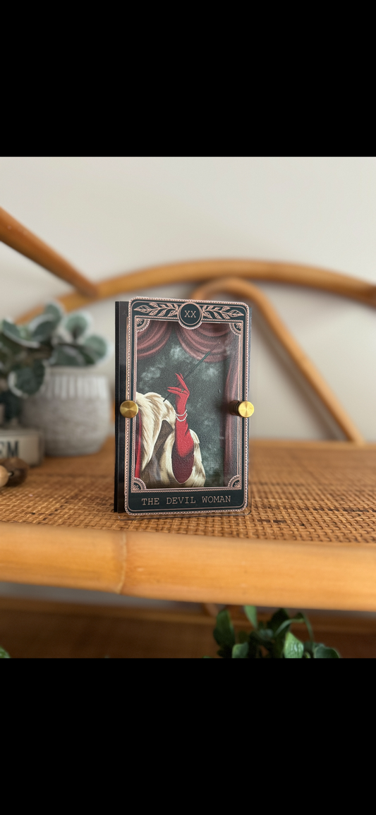 Devil Woman - Tarot Card Mini Sign