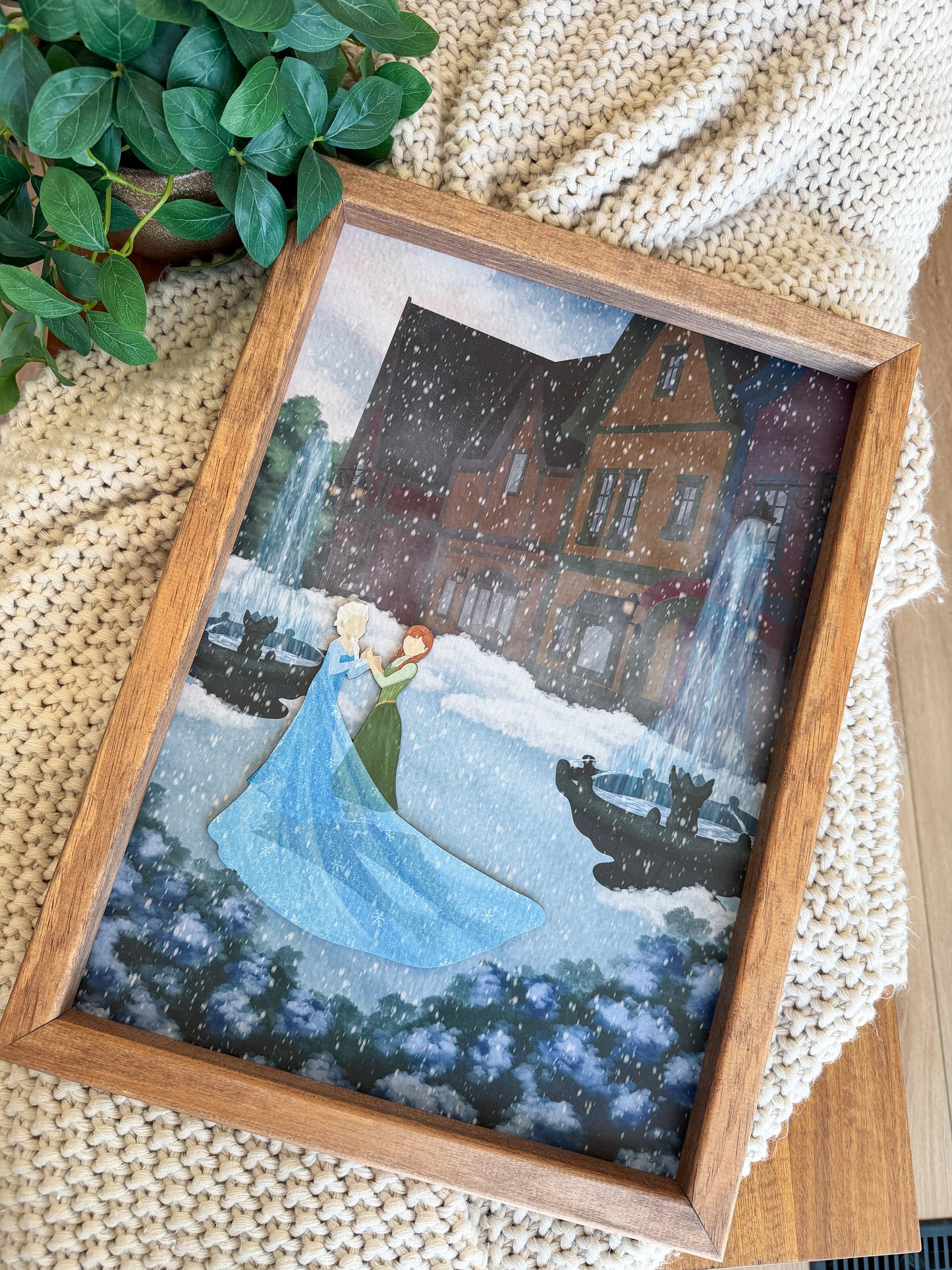 True Love Thaws A Frozen Heart Framed Sign