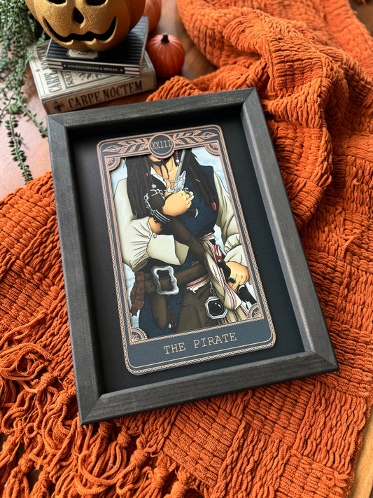 The Pirate - Tarot Card Framed Sign
