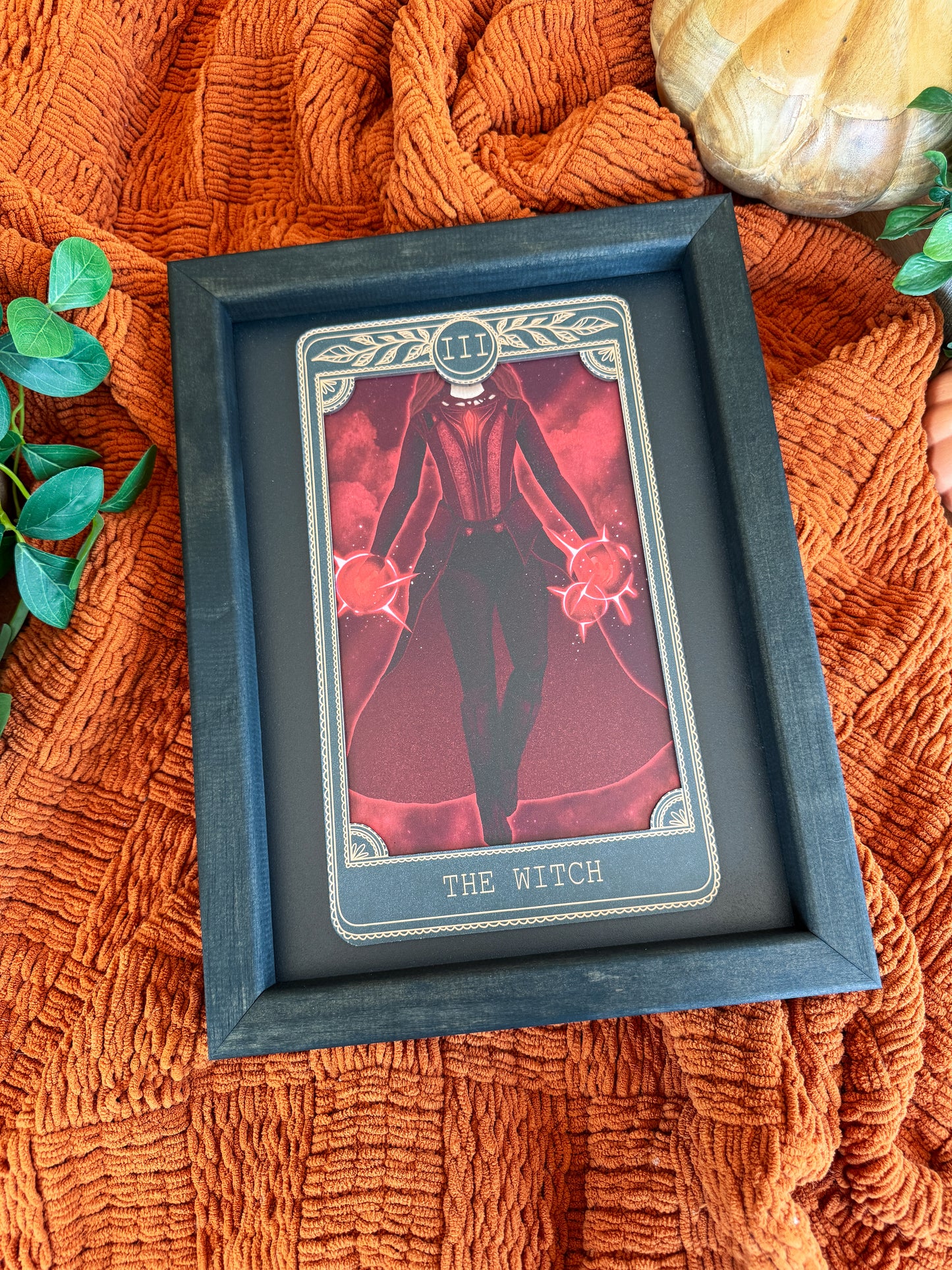 The Witch - Tarot Card Framed Sign