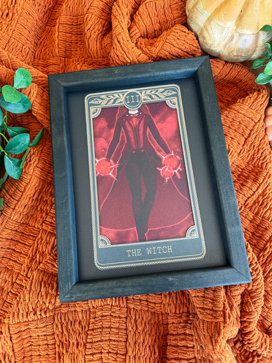 The Witch - Tarot Card Framed Sign