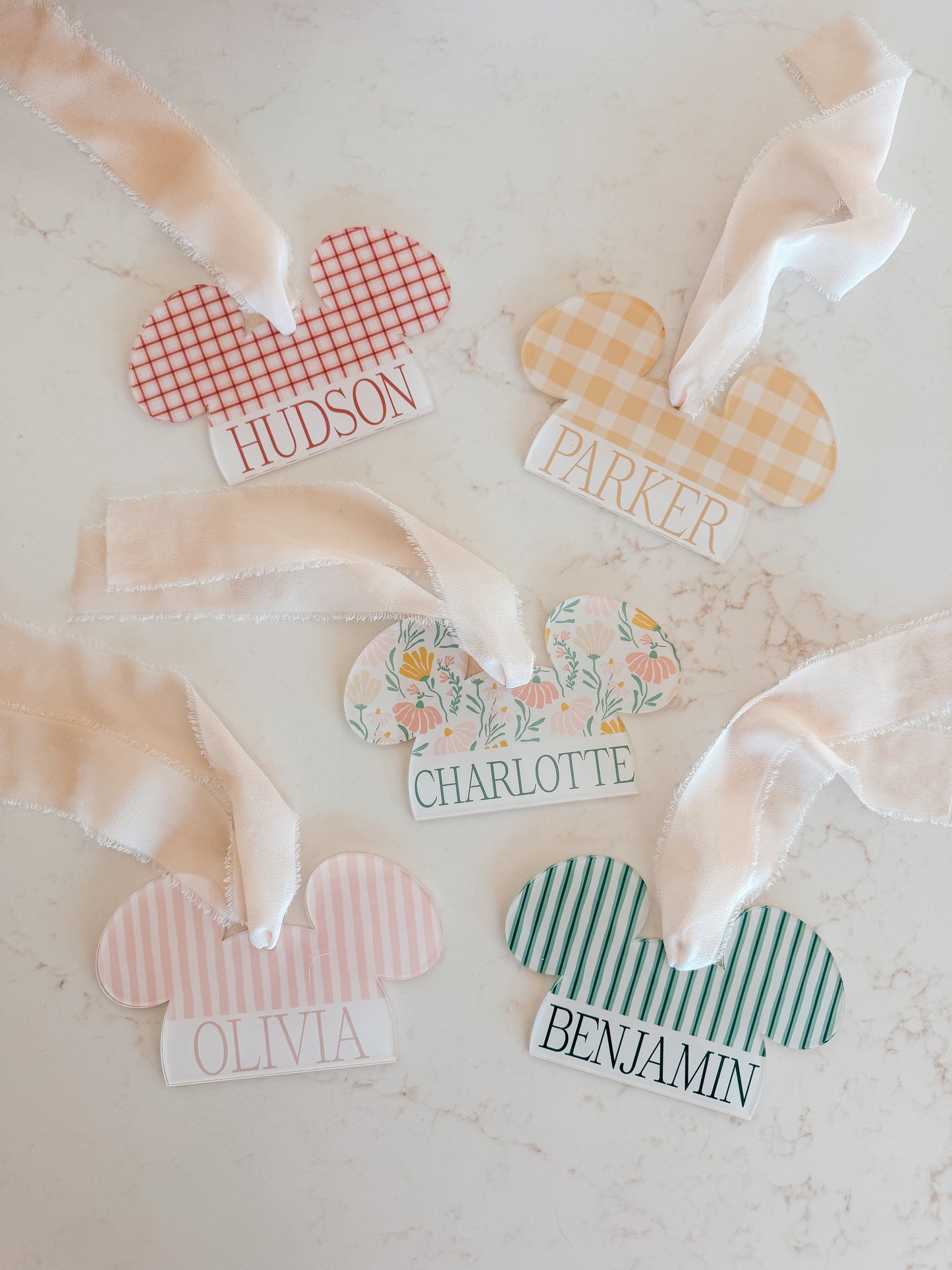 Custom Ear Hat Easter Tag