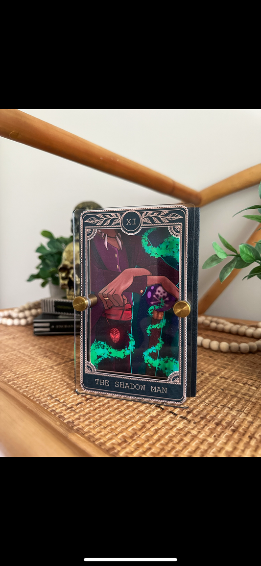 Shadow Man - Tarot Card Mini Sign