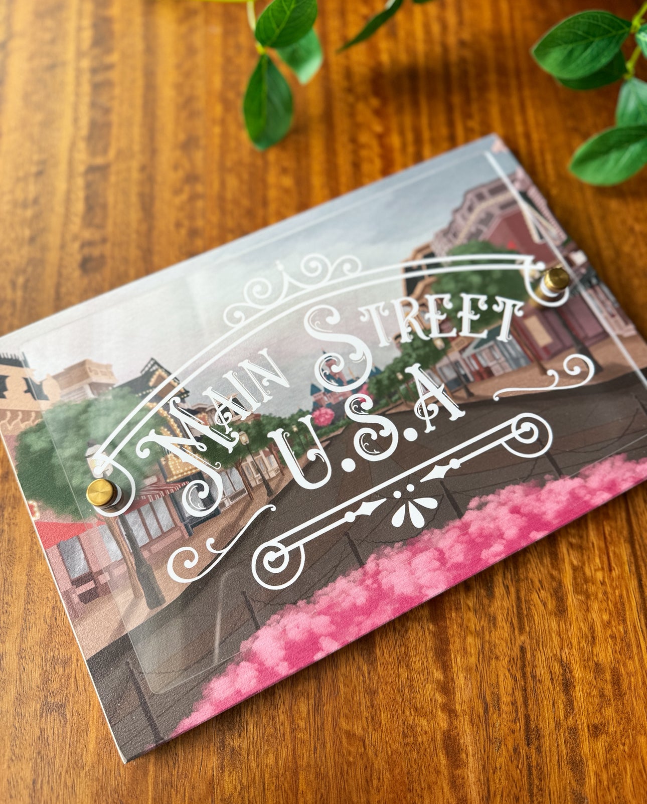 DLR Main Street Sign with Plaque