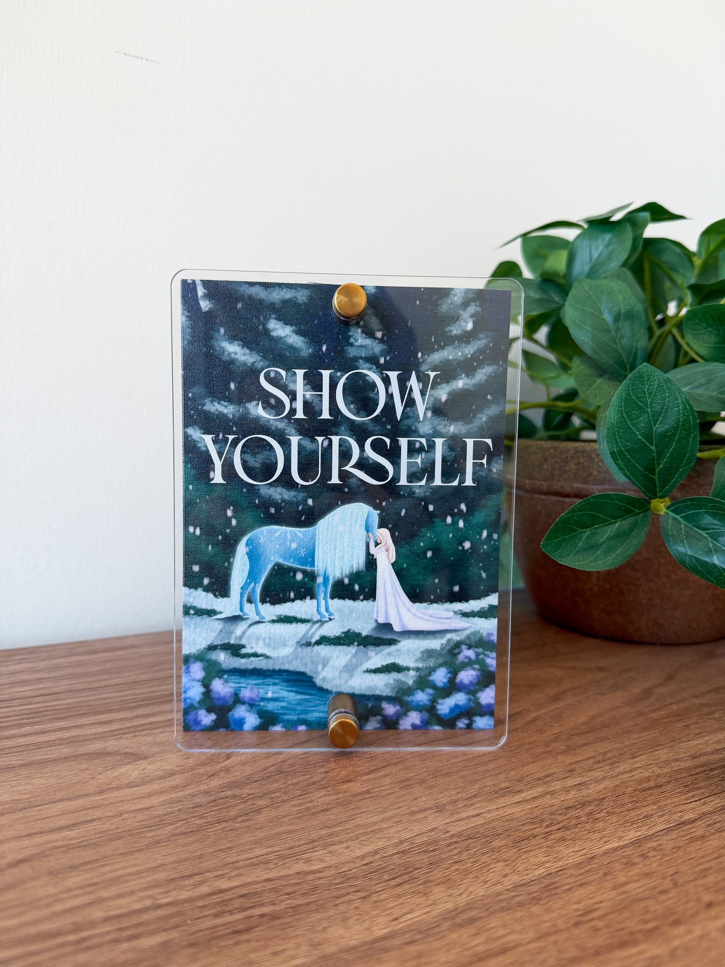 Show Yourself Mini Block Sign