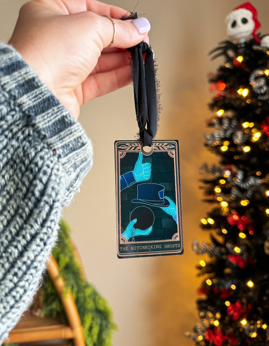 Hitchhiking Ghost - Tarot Card Ornament