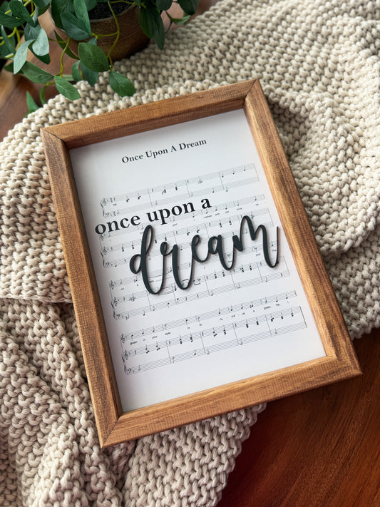 Once Upon - Magical Playlist Sign