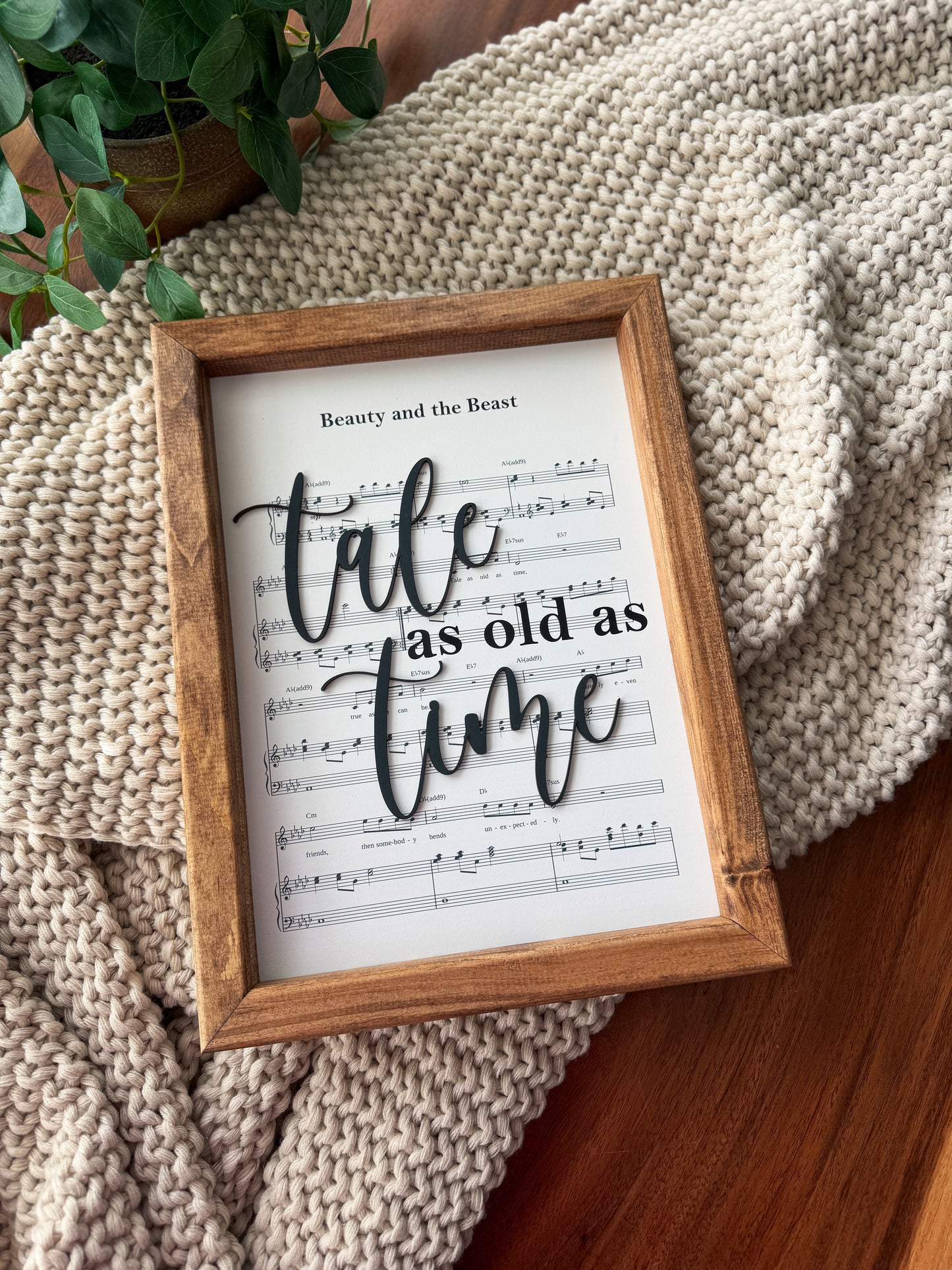 Tale as old as Time - Magical Playlist Sign