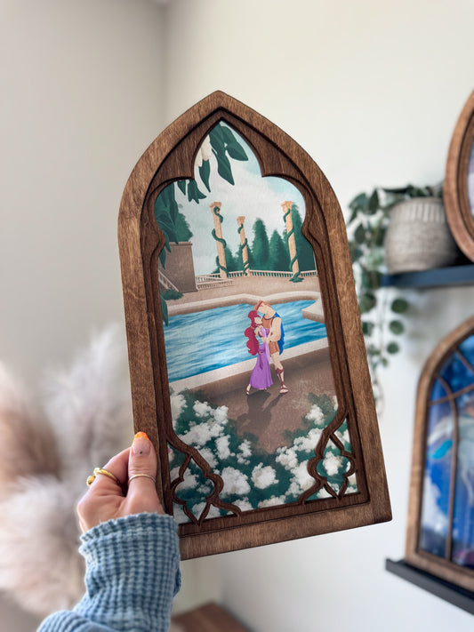 I'm In Love - Cathedral Window Sign