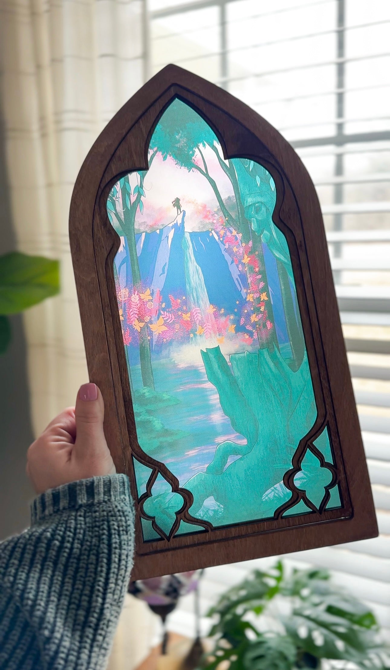 Colors of the Wind - Cathedral Window Sign