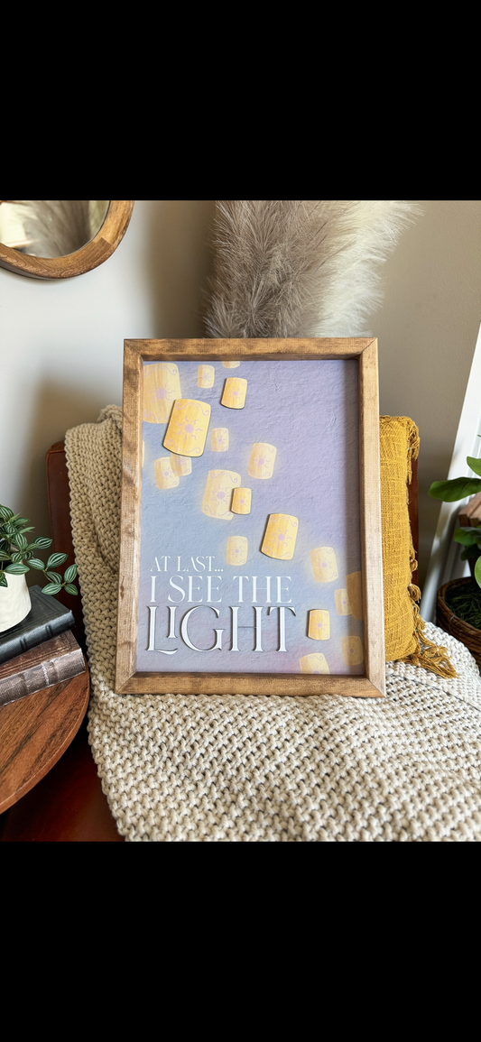 See the Light - Framed Sign