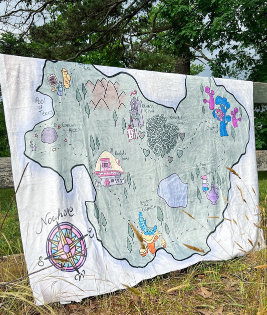 Wonderland Map Blanket
