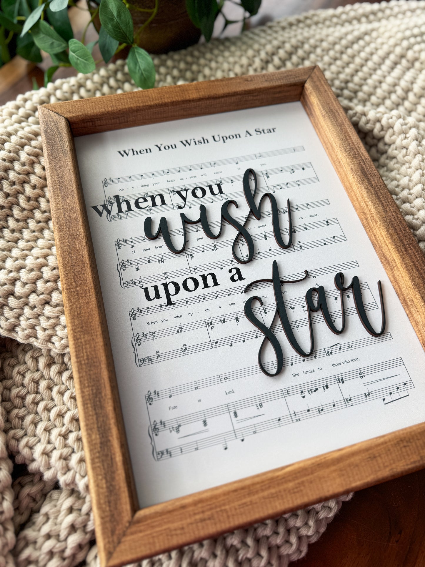 When You Wish - Magical Playlist Sign