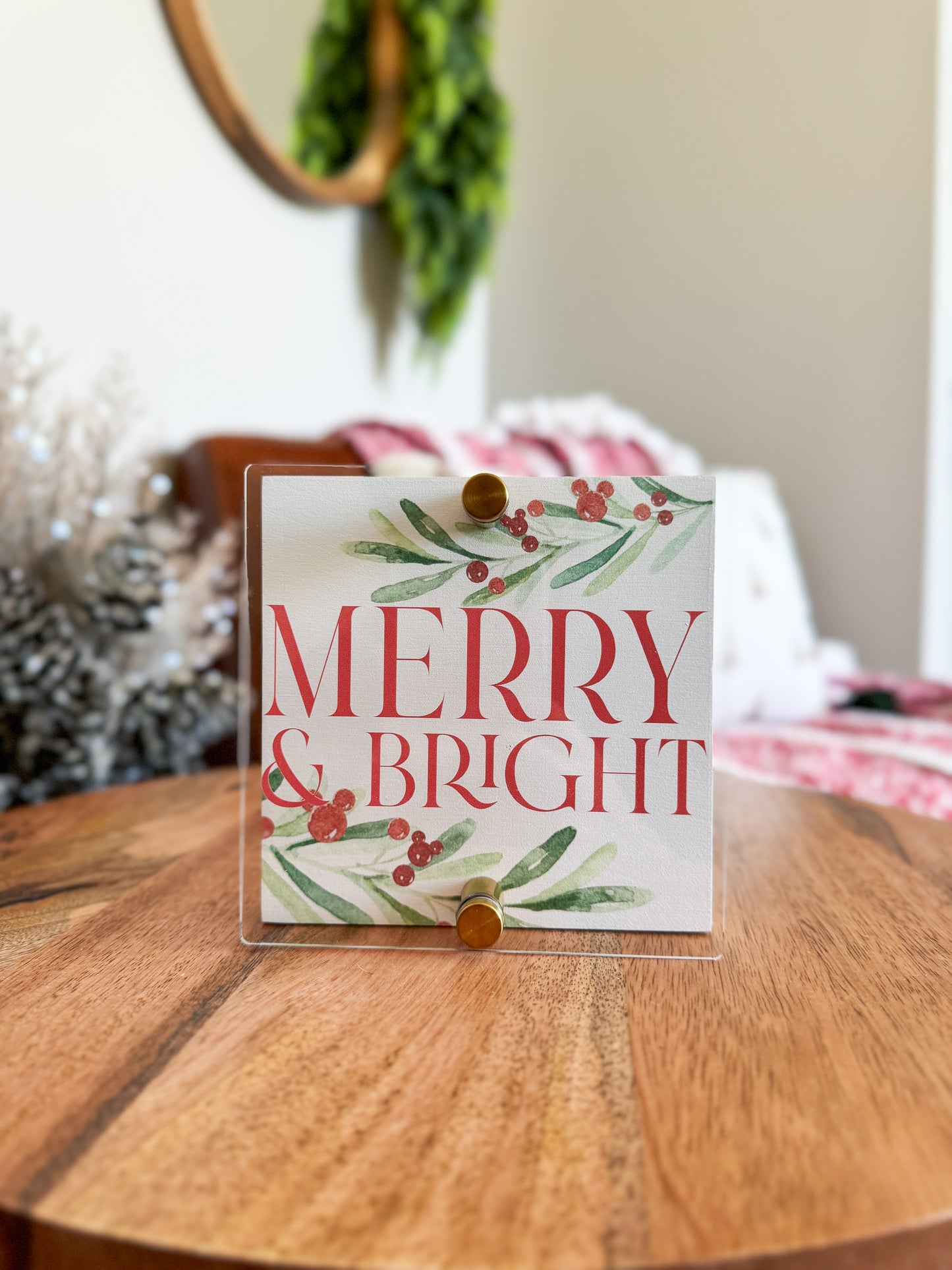 Merry & Bright Block Sign