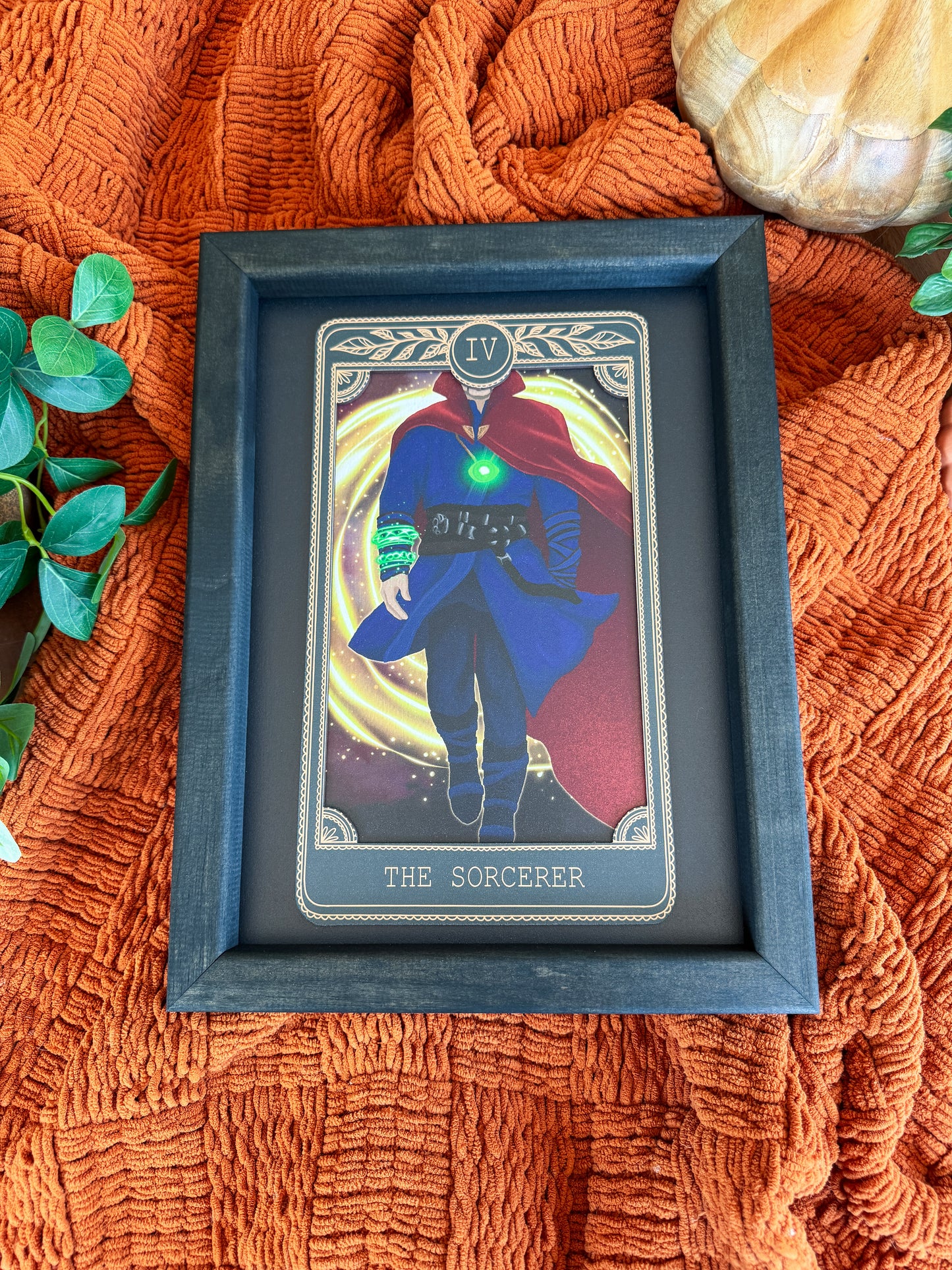 The Sorcerer - Tarot Card Framed Sign