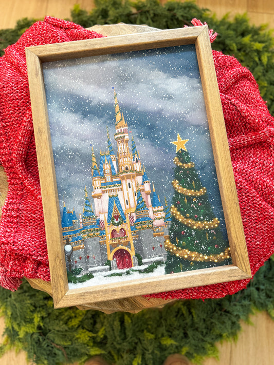 WDW Christmas Castle