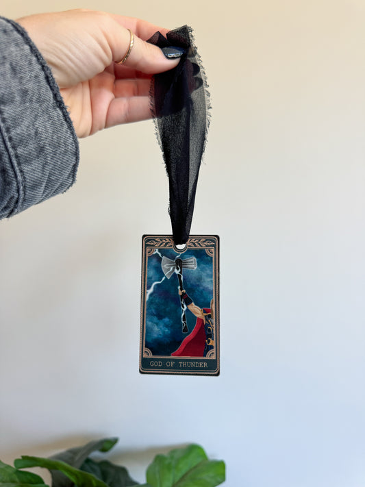 God of Thunder - Tarot Card Ornament
