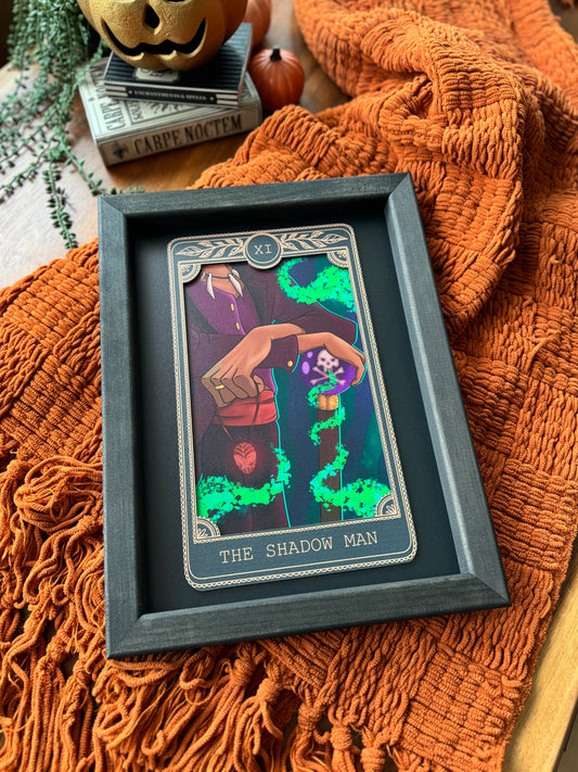 The Shadow Man - Tarot Card Framed Sign