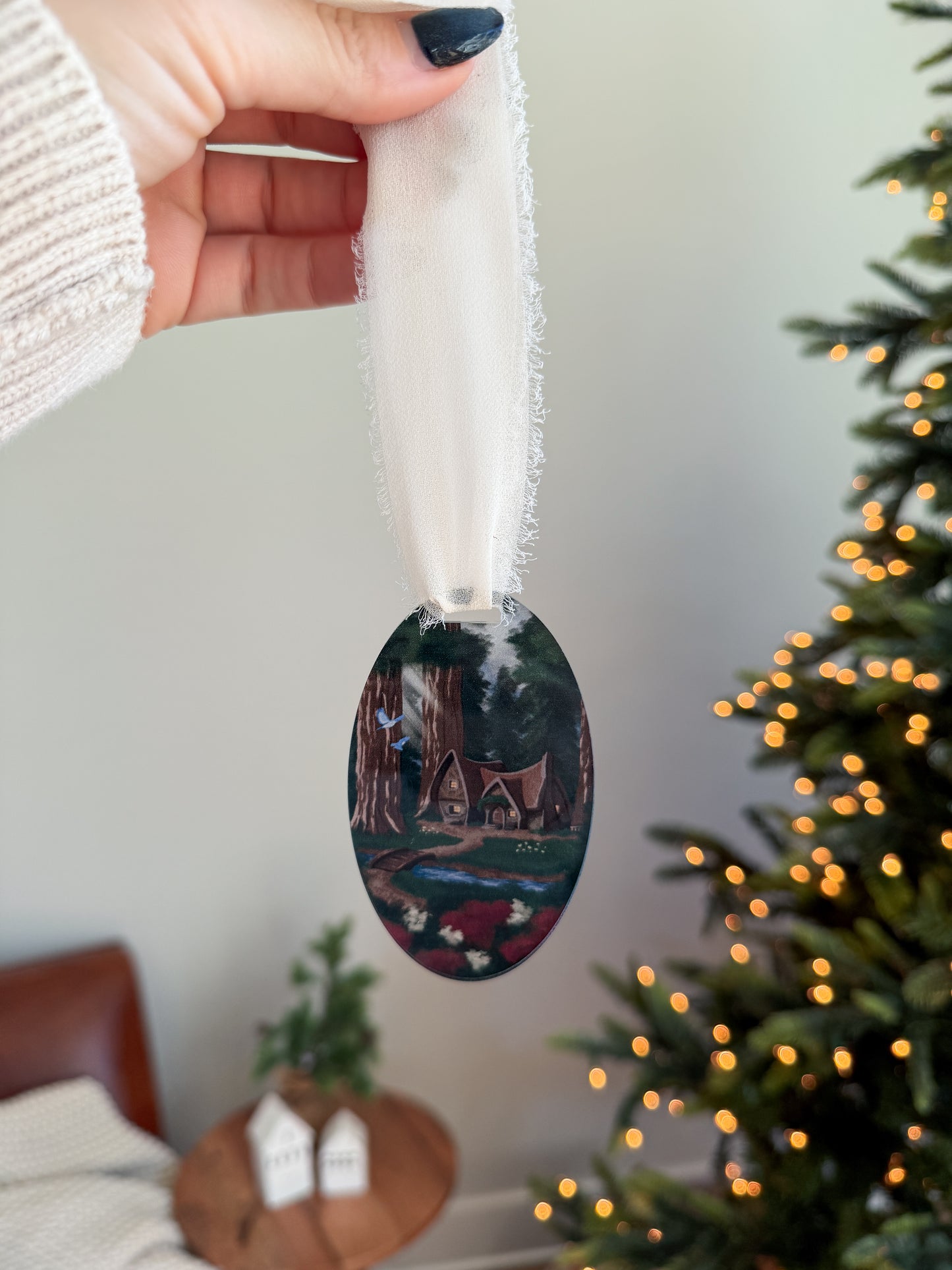Snow's Cottage - Storybook Ornament