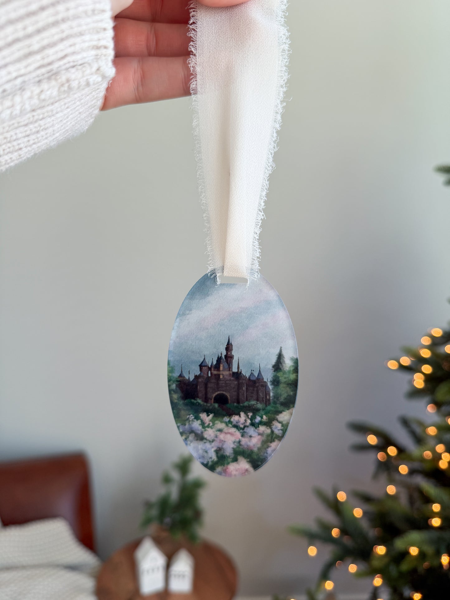 Sleeping Princess Castle - Storybook Ornament
