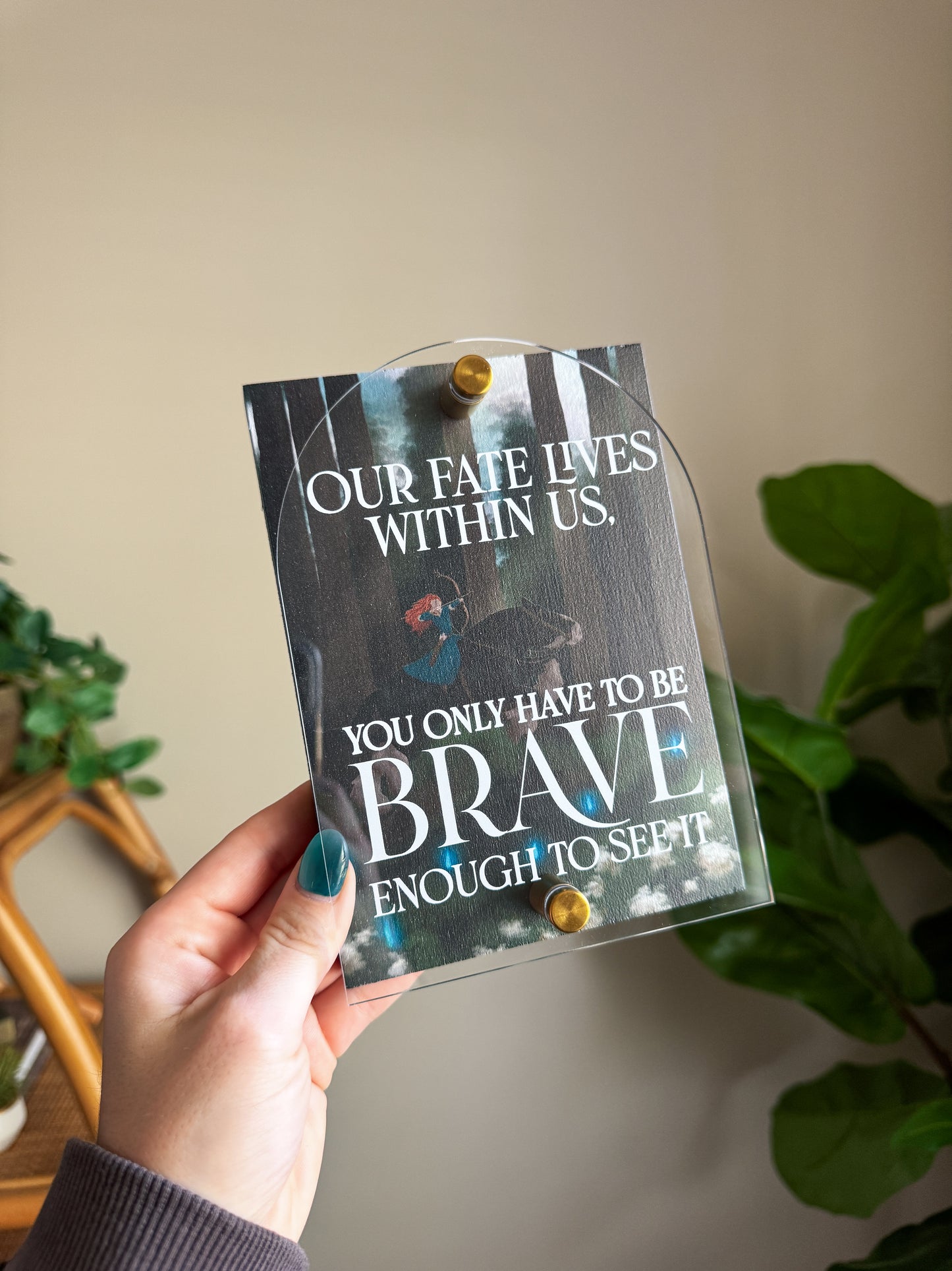 Fate Within Us Mini Block Sign