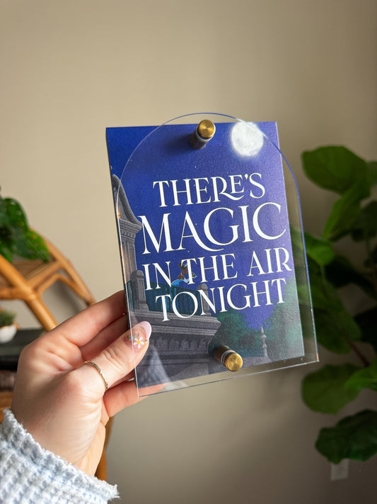 Magic In The Air Mini Block Sign