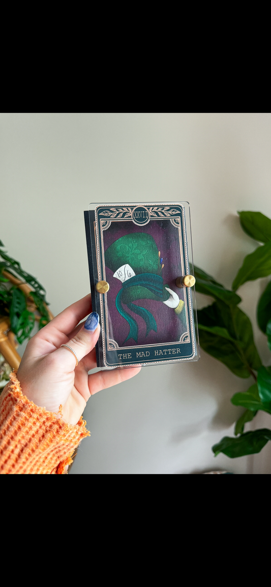 Mad Hatter - Tarot Card Mini Sign