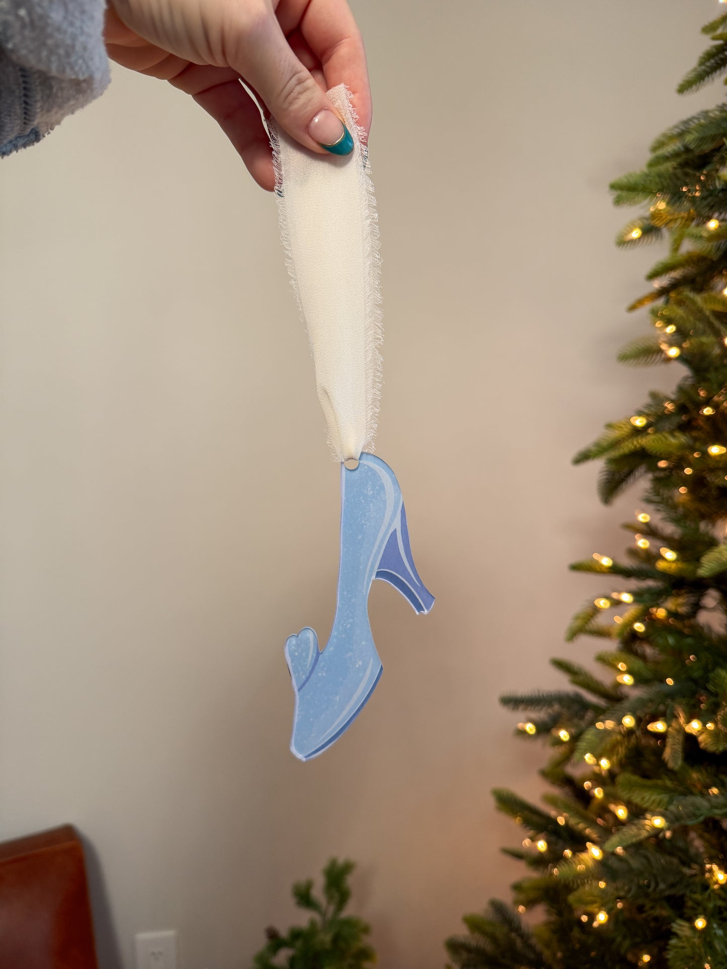 Glass Slipper Ornament