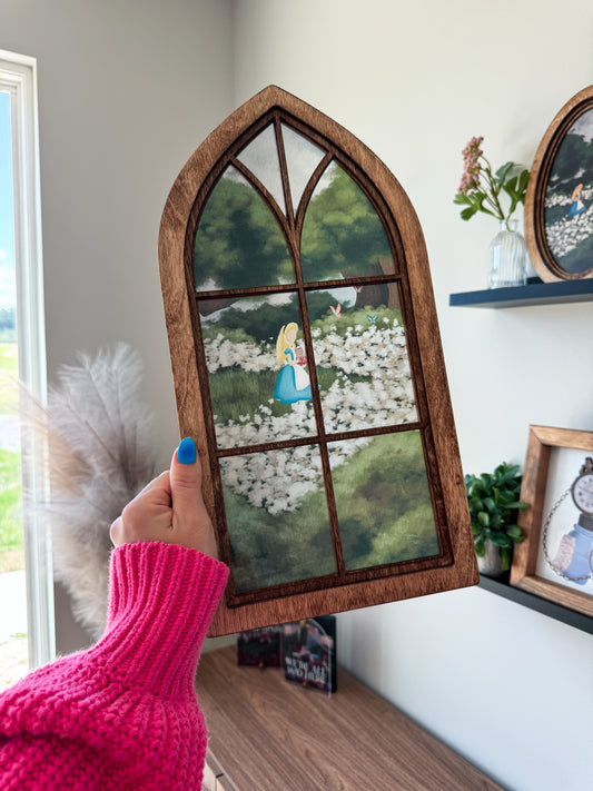 Golden Afternoon - Cathedral Window Sign