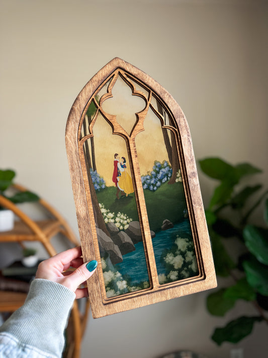 Once Upon A Time - Cathedral Window Sign