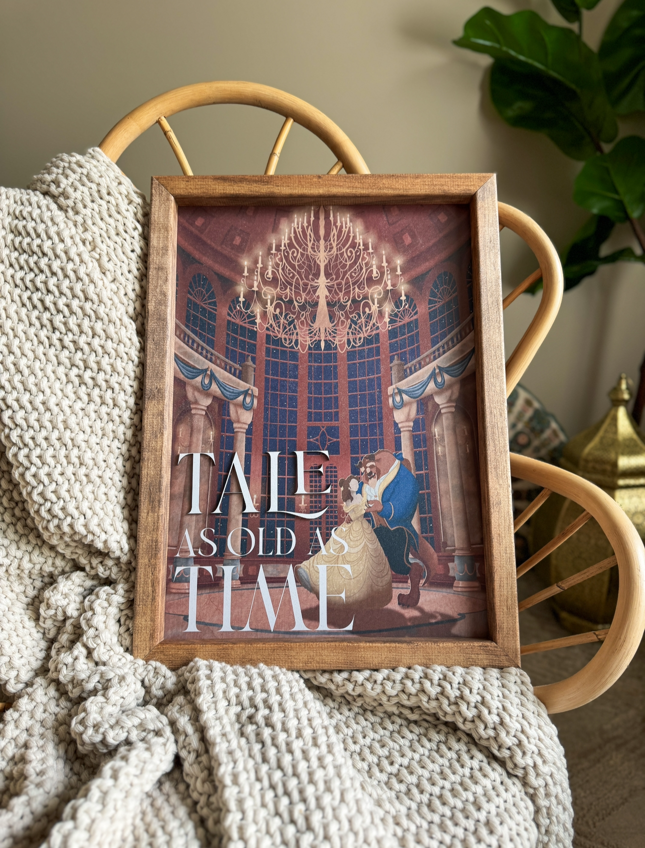 Tale as old as Time - Framed Sign