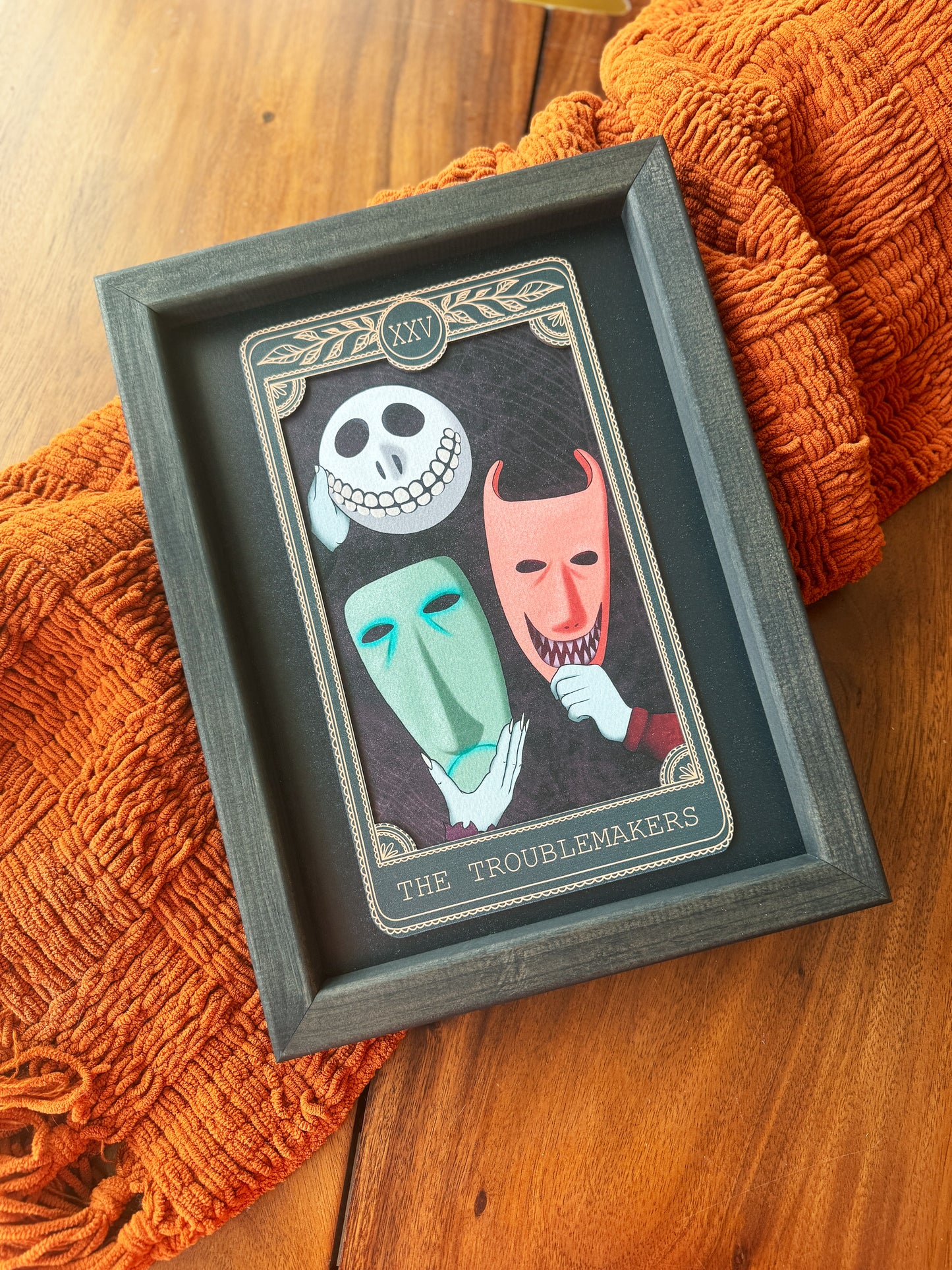 The Troublemakers - Tarot Card Framed Sign