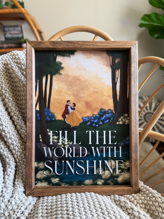 Sunshine Framed Sign