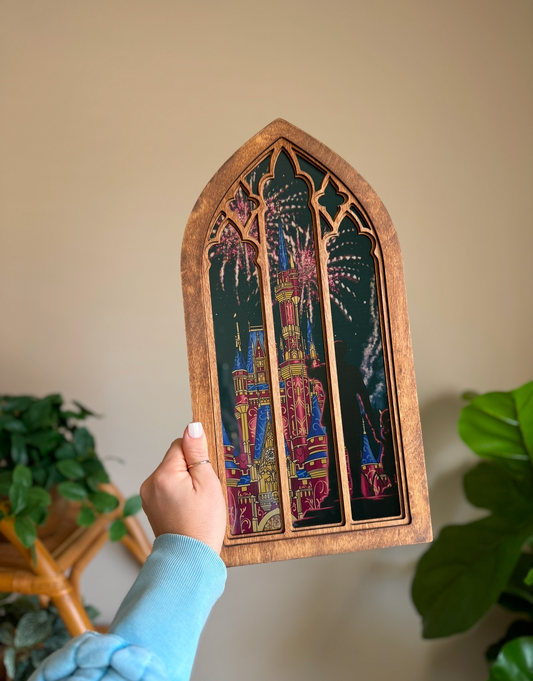 Nighttime Spectacular - Cathedral Window Sign