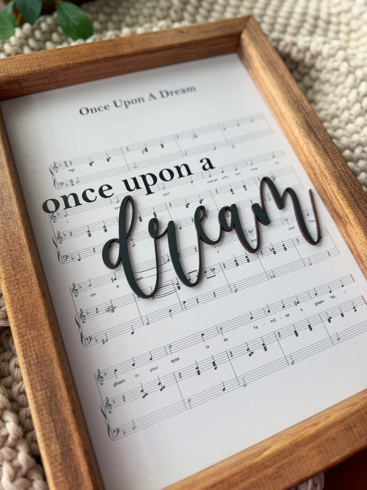 Once Upon - Magical Playlist Sign