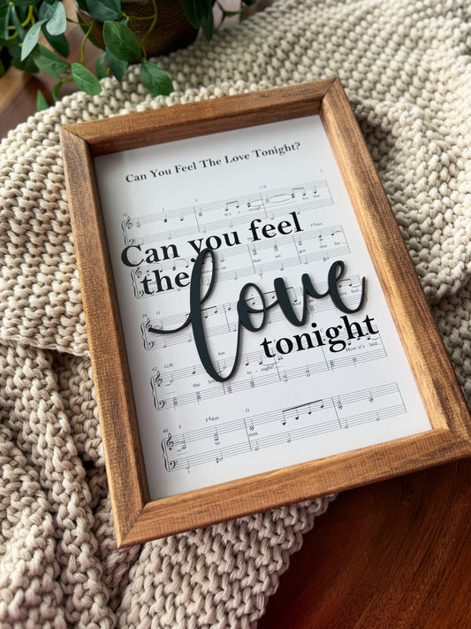 Feel The Love - Magical Playlist Sign