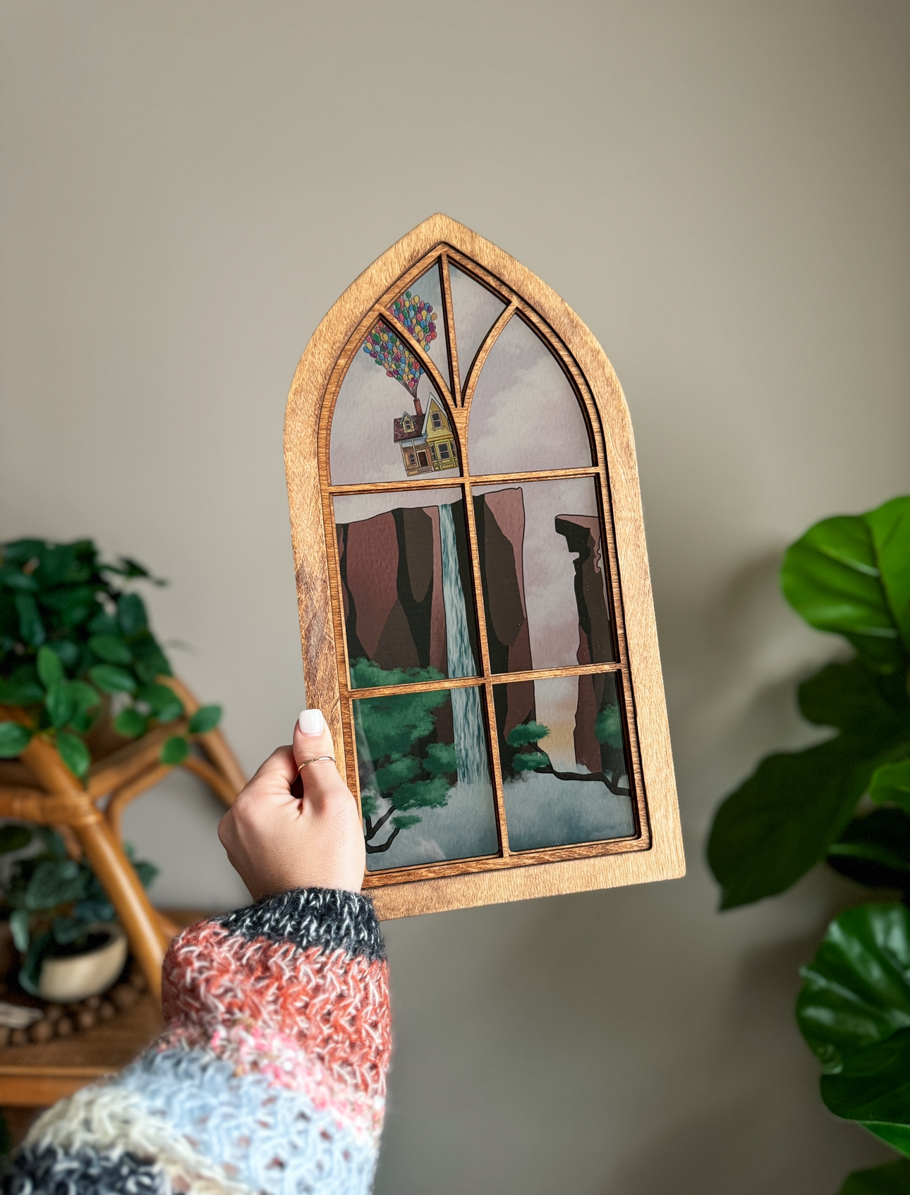 Adventure - Cathedral Window Sign