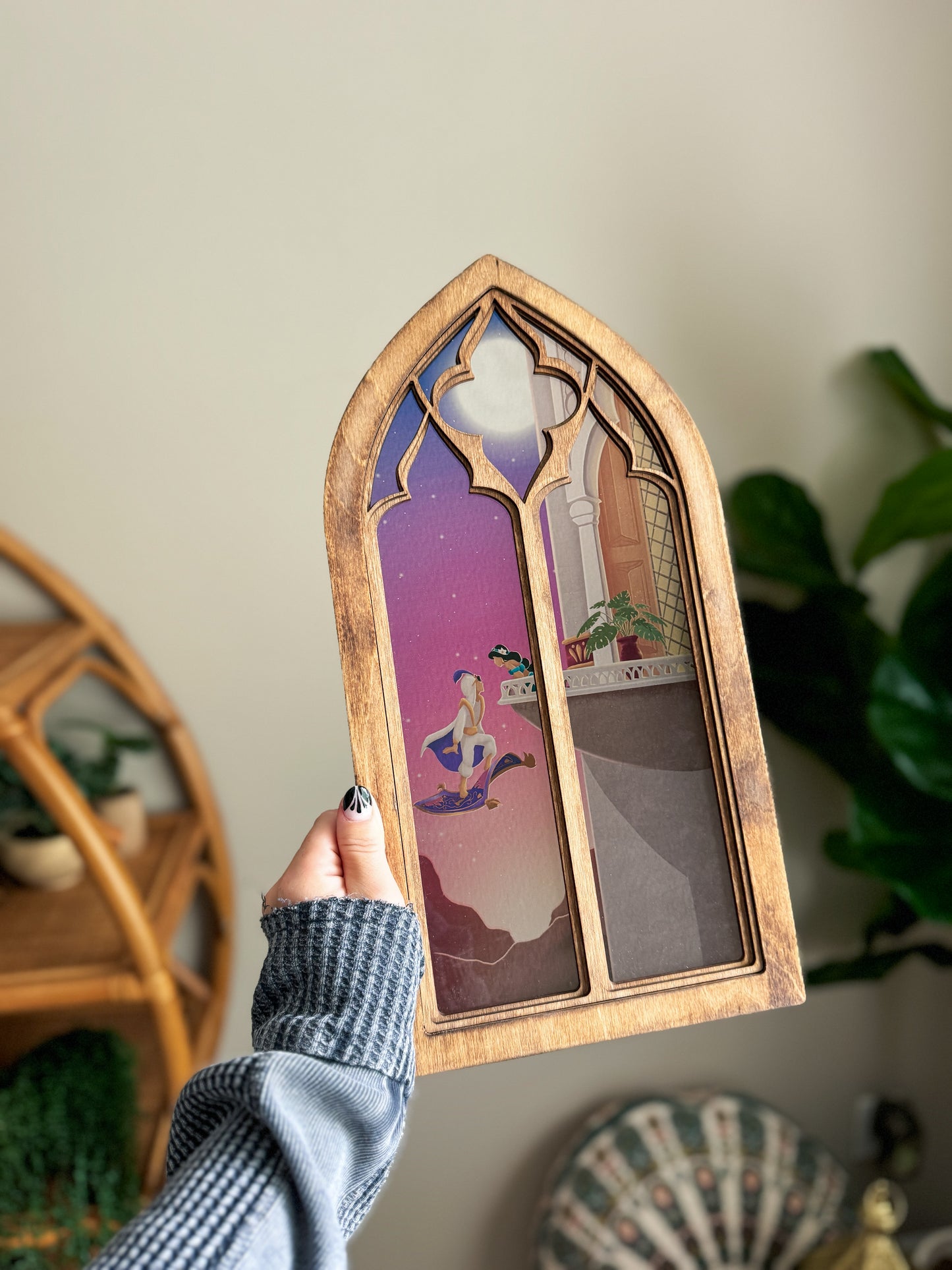 Magic Carpet Ride - Cathedral Window Sign