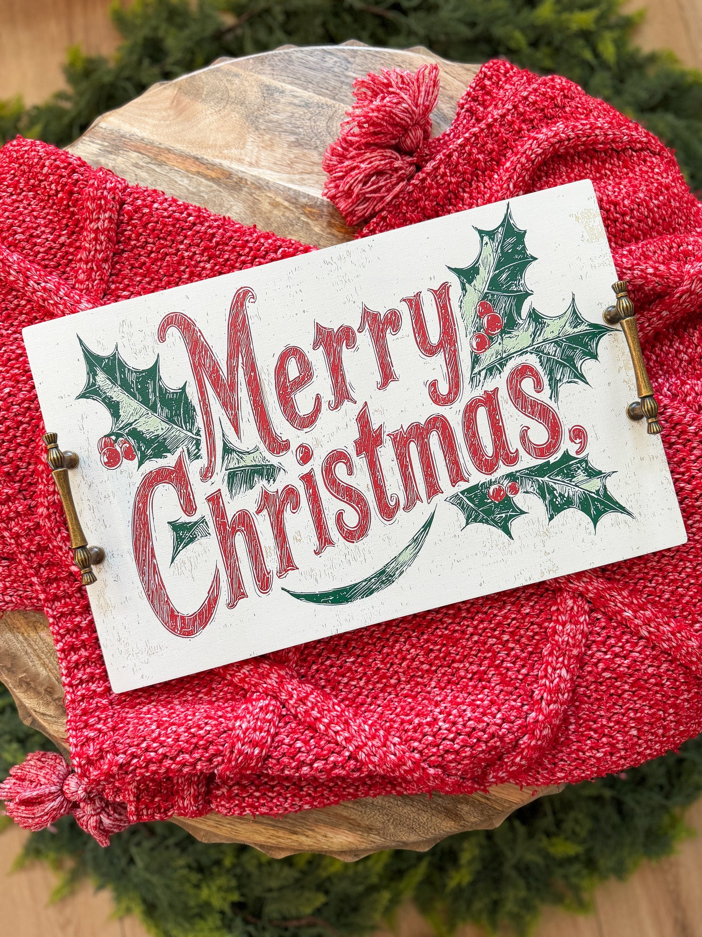 Merry Christmas Tray