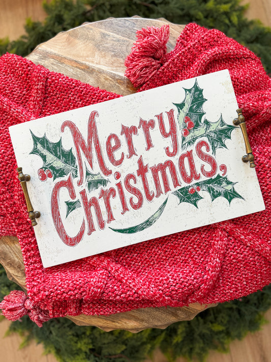 Merry Christmas Tray