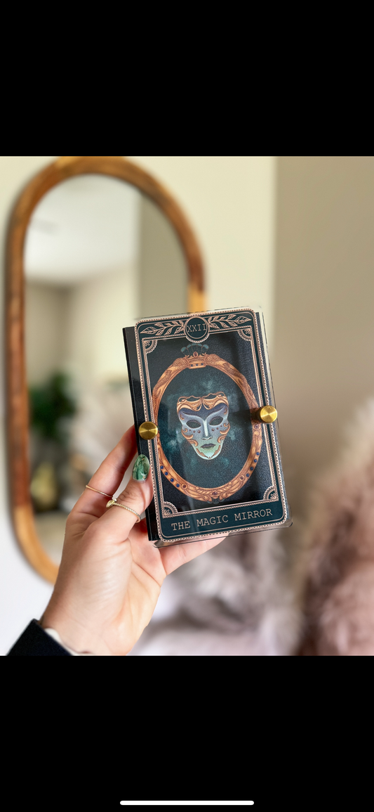 The Magic Mirror - Tarot Card Mini Sign