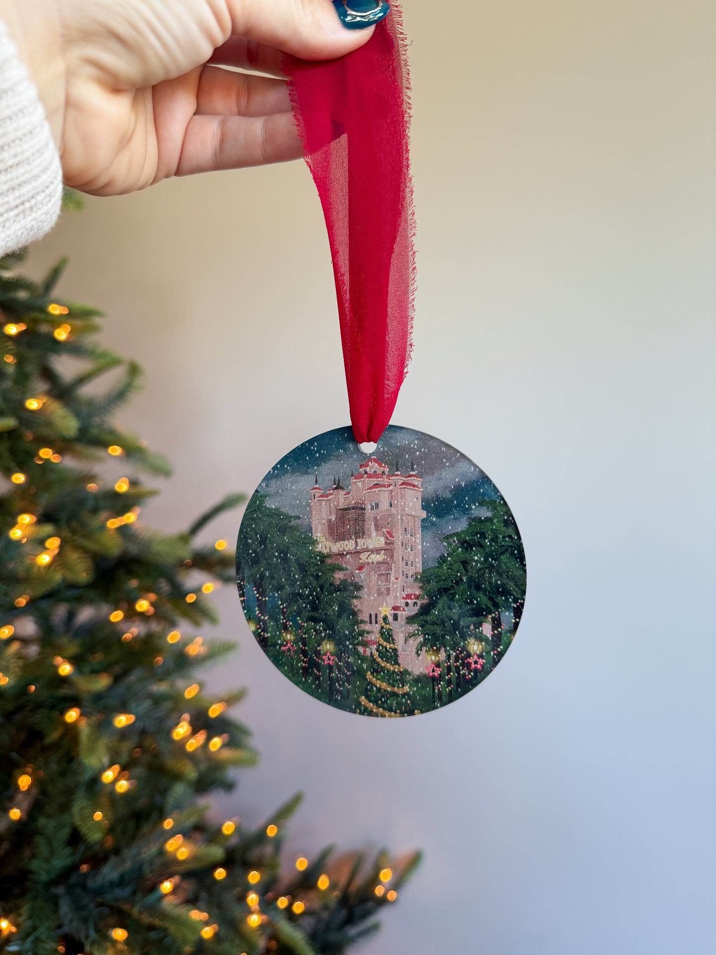 Hollywood Christmas Village Jumbo Ornament