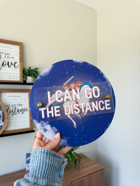 Go The Distance Mini Sign