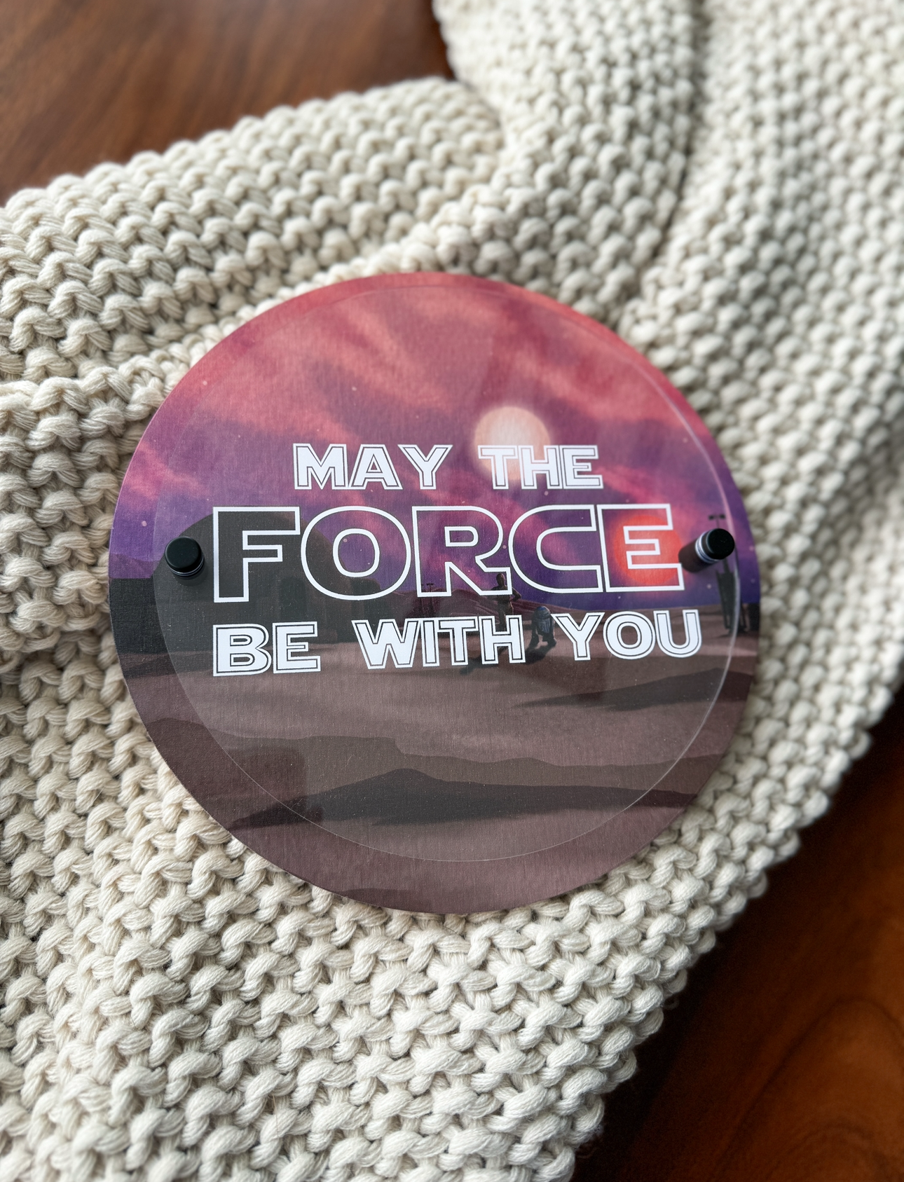 With the Force Mini Sign