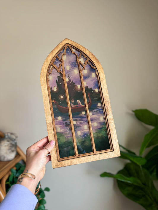 Now That I See You - Cathedral Window Sign