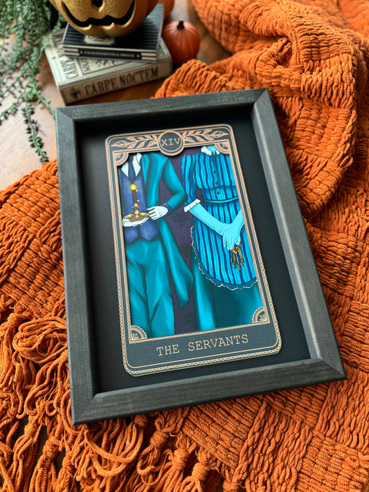 The Servants - Tarot Card Framed Sign