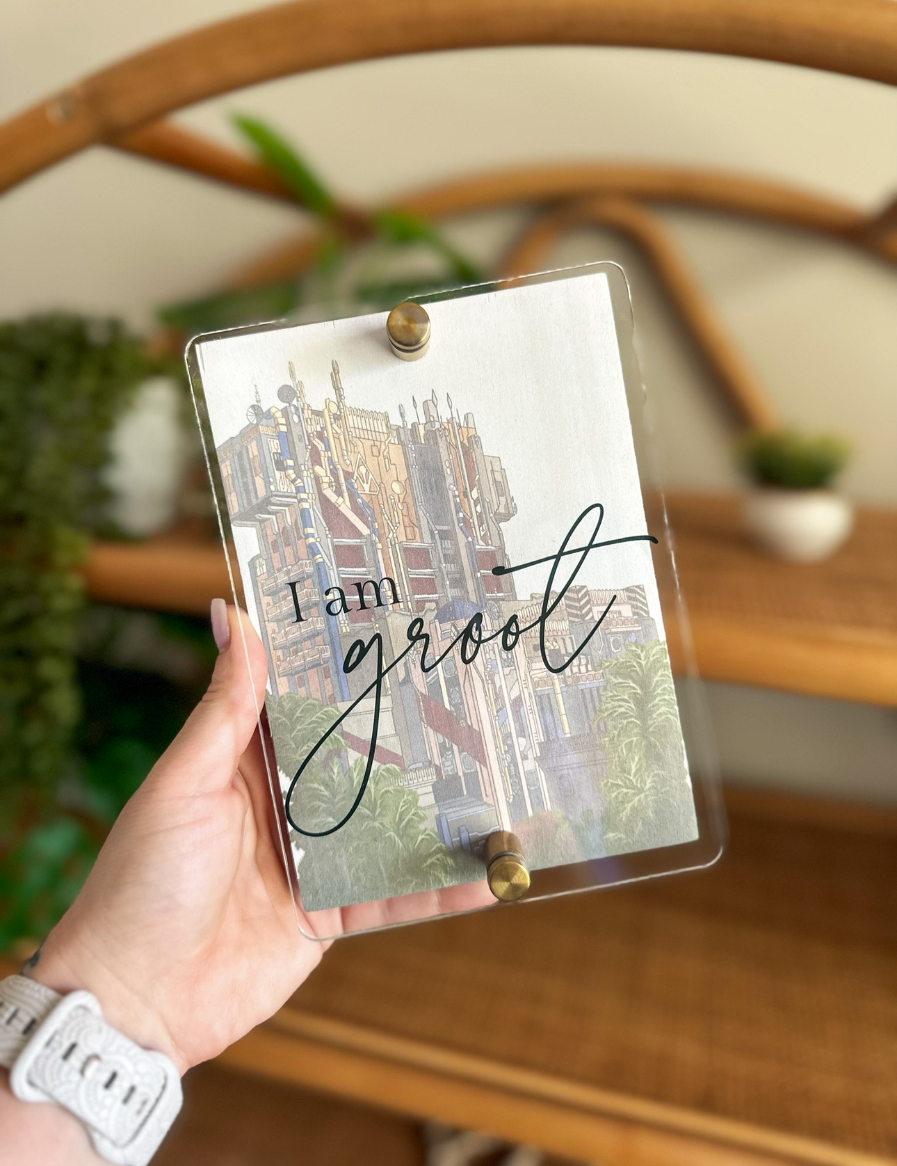 Groot Block Mini Block Sign